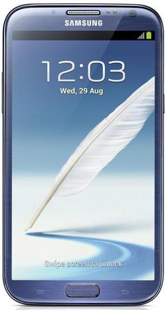 Смартфон Samsung Galaxy Note 2 GT-N7100 Blue - Ульяновск